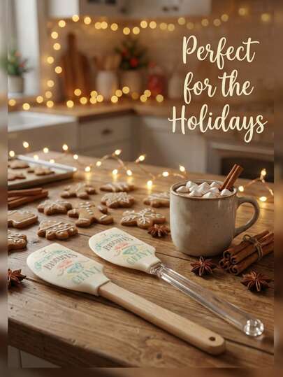 1pc Flexible Silicone Cake Baking Scrape: Smooth Non-Stick Appearance, Durable And Heat-Resistant. It Is Suitable For Shaping Batter For Homemade Cream Frosting Cakes And Scraping Operations. It Is Ideal For Beginners In Home Baking, Parents And Children Making Desserts, And DIY Baking Enthusiasts. Essential For Beginners In Baking.