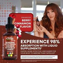 Ceylon Cinnamon,Stock UpChromium, Bitter Melon, Turmeric, Glucomannan,Gymnema & More For Natural Wellness LiquidDrop-Gluco Tone - 150ml - View 3