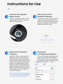 PHILIPS Bluetooth 5.0 FM Transmitter Wireless Radio Adapter Car Kit With Dual USB Charging, Audio Receiver Car Charger MP3 Player, Support Hands-Free Calling - Car Bluetooth Receiver - View 10
