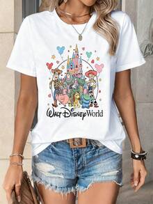 Disney Women T-Shirts - White - View 2