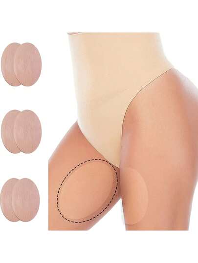 10/20/30/40-Piece Invisible Anti-Chafing Thigh Pads – Self-Adhesive, Sweat-Absorbent & Anti-Slip Inner Thigh Protectors For Women; Ultra-Thin, No-Show Friction Prevention Patches Ideal For Dresses, Skirts, Shorts, Sports, Summer & Travel Comfort