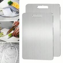 Professional Cutting Board Made Of 304 Stainless Steel, Multifunctional, Mildew-Resistant And Antibacterial, Kitchen Tool. - 304 Stainless Steel - View 9