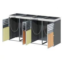 Outdoor Waste Bins - Grey - View 9