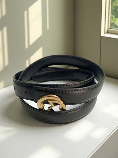 1 Stück Damen Retro Mila Taillengürtel, klassischer PU-Ledergürtel, modisches Accessoire passend für Hosen, Kleider, vielseitiges Outfit Accessoire