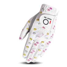 FINGER TEN 1pc Women's Right Hand Golf Glove, Anti-Slip Design, Comfortable Silicone Palm, Enhances Swing Stability, Fashionable Pattern, Size S/M/L Available - Macaron - View 2