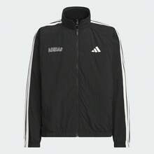 Adidas Chaqueta ST SPORTS LWJKT para hombre, ropa exterior con capucha tejida KB9132 - Negro - Ver 2