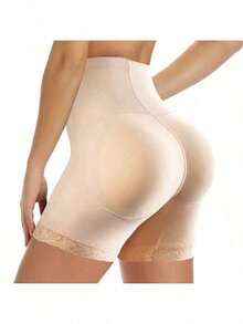 Faja Columbianas High Waist Long Lace Panel Shaping Briefs For Waist Trainer Abdominal Control Body Shaper - 彩色 - 查看 5