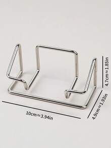 1个名片夹，创意金属简约现代展示收纳架，办公桌便签盒卡片夹 - 多色 - 查看 12