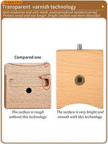 1 Khung thêu để bàn tự lắp ráp màu mơ, khung thêu chữ thập, khung thêu kim đột lỗ, làm bằng gỗ sồi nguyên khối, có thể xoay và dễ lắp ráp, thích hợp để thêu từ nhiều góc độ, kèm theo 1 vòng thêu. - A - Xem 6