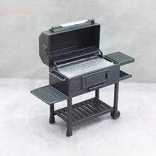 1 Set/2 Sets 1:30 Scale Dollhouse Mini BBQ Grill, Suitable For Role Play, Durable Metal, BBQ Accessories, - DIY Mini Photography Props/Living Room Scene Decoration, Perfect Gift - Multicolor - View 6