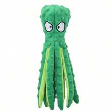 1pc Octopus Shaped Plush Dog Toy That Makes Squeaky Sounds, No Stuffing, Crinkly Noise, Durable, Suitable For Puppy Teething, Fits Small To Large Dogs - Multicolor - View 16