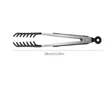 10-Inch Odorless Heat-Resistant Fruit & Vegetable Salad Tongs, Pasta Tongs, Food Clips, Salad Tongs, Spaghetti Strainer Tongs - View 7