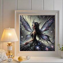 5D Diamond Painting Kit - Starry Forest Fairy. Suitable For Beginners, Can Be Used For Home Or Office Wall Decor. - round diamond - View 5