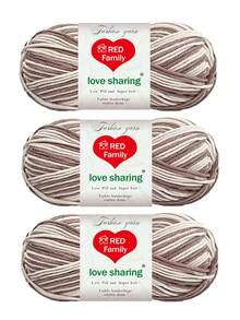 3pcs/Set Ombre Yarn Set, 5-Ply Soft & Fade-Resistant Yarn, Suitable For Crochet DIY Handicraft Projects Like Handmade Carpets, Clothing, Scarves, Ideal For Beginners - Variegated Wool Yarn - View 8