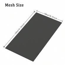 1pc Black DIY Trimable Anti-Mosquito Mesh Net, High Density Invisible Fly Proof Window Screen, Multi-Scene Applicable Anti-Insect & Bird Net - Mosquito Screen - View 2