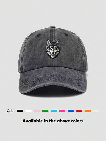 1 pieza Gorra de béisbol con estampado vintage lavado y desgastado para hombres, corona suave y visera curva versátil, adecuada para uso casual diario en todas las estaciones