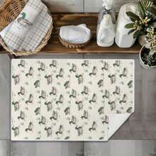 2/4/6/8pcs Microfiber Kitchen Towel,2/4/6/8pcs Microfiber Kitchen Towel, Farmhouse Mallard Duck Kitchen Towels, - Adorable Duck Design With Green Heads & Brown Bodies, Perfect For Kitchen & Bathroom Decor, Ideal Gift For Duck Lovers, Kitchen Towels Hand Towels - 混色 - 查看 2