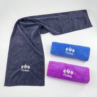 Multi-Color Fitness Towel, Extra Large Size, Super Soft, Suitable For Workout, Gym, Exercise, Travel, Beach, Hiking, Camping, Backpacking, Picnic Or Any Other Sports And Outdoor Activities, Also For Daily Use. 15.8 Inch X 37.4 Inch, Quick Dry Towel
