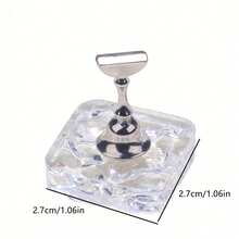 1个可重复使用的指甲油展示架，假指甲支架，美甲练习架，指甲油涂装架 - 無色 - 查看 10