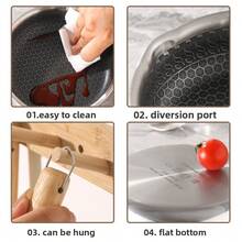 Non-Stick Frying Pan, Small Breakfast Egg Pancake Skillet, Smokeless Grill Pan For Steak - View 5