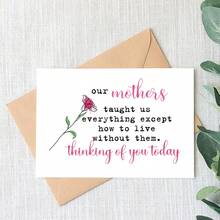 Mẹ đã dạy chúng ta mọi điều, Thiệp chia buồn Ngày của Mẹ, Nỗi mất mát mẹ, Ngày của Mẹ đầu tiên không có mẹ, Nhớ mẹ, Thiệp chia buồn - nhiều màu - Xem 5