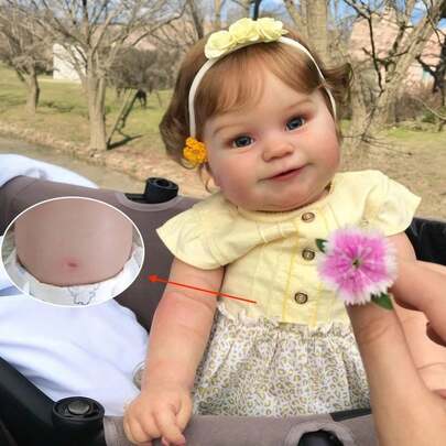 20英寸 NPK Maddie 重生娃娃，可爱萌娃，手绘头发，柔软舒适，高品质娃娃