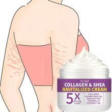 YCHZ 紧致霜，蕴含雪松油和胶原蛋白，富含荷荷巴油、维生素C和E以及椰子油，适用于大腿、臀部、手臂和腹部 - 60克/2.1盎司 - 60g - 查看 4