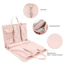 Bolso organizador con múltiples bolsillos, bolso de pañales con cambiador para madres y bebés, modelo nuevo 2026 - Multicolor - Ver 2