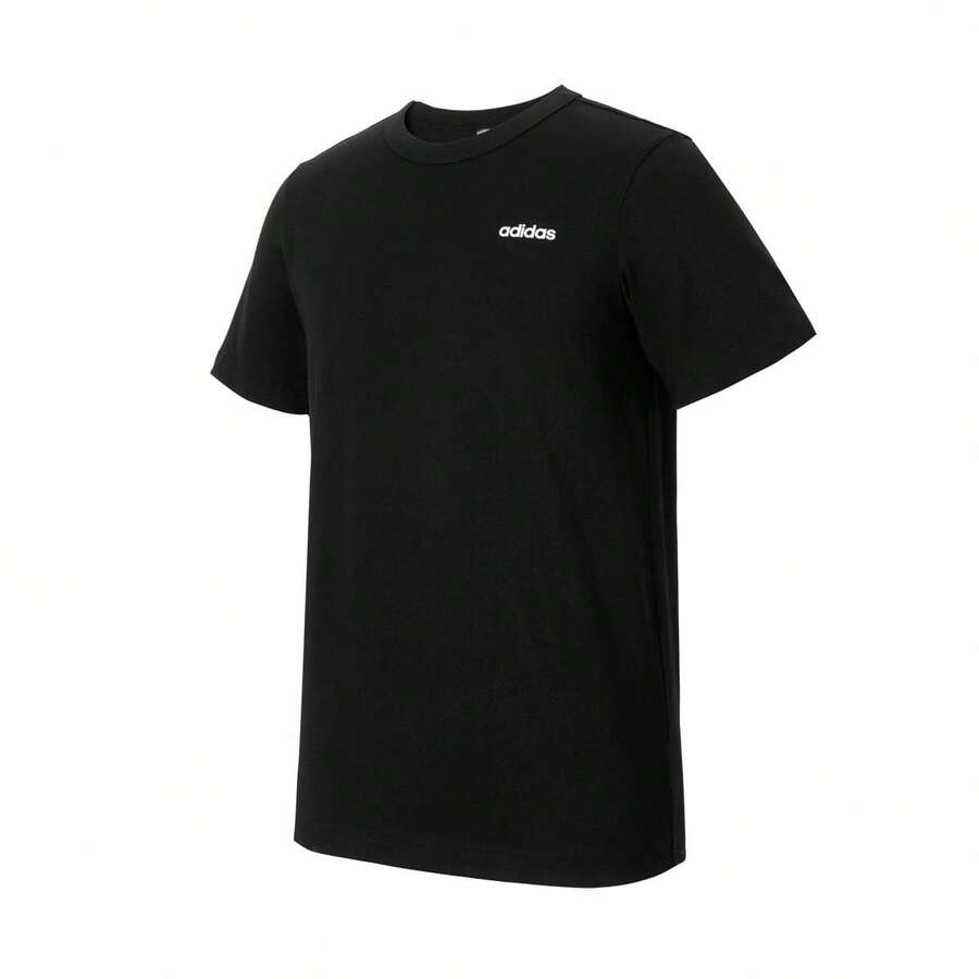 Adidas Men's New Casual Sports Round Neck T-Shirt - Black - View 1