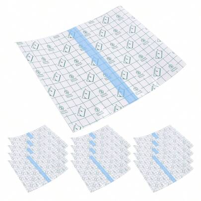 50 Pieces Shower Waterproof Patch Disposable Transparent Stretch Bandage Shield Cover For Tattoos Swimming Showering