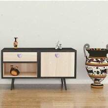 1/2/3/5/6/8/10/12/15/20pcs Ceramic Drawer Knobs Heart Shape Cabinet Dresser Pulls Handles With 3 Sized Screws, Kitchen Furniture Knobs For Closet Cupboard Wardrobe - Heart - View 7