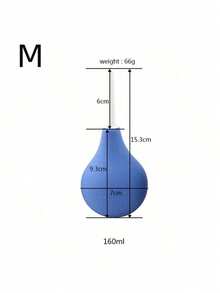 Botella de irrigación perineal reutilizable, cuidado femenino de limpieza, botella portátil peri - Azul - Ver 15