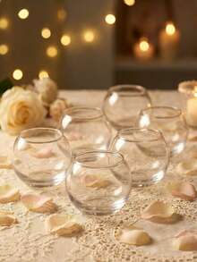 Wedding Floating Candle Holders, Floating Candlesticks Set, Clear Glass Candle Stands For Wedding Centerpieces, Party Table Decor, For Engagement Bridal Shower Table Decor & Romantic Dinner Setting - Multiple Styles - View 12