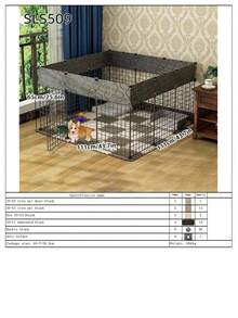 Interlocking Metal Wire Mesh Pet Playpen, DIY Dog Safety Exercise Fence, Suitable For Puppies, Small Dogs And Small Pets - Multicolor - View 25