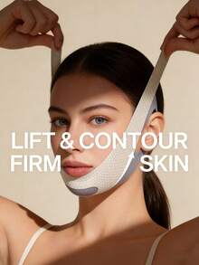 Beauty Face Bandage | Gentle Facial Contour Wrap | Skin-Friendly Reusable Face Strap For Skincare Routine - Multicolor - View 9