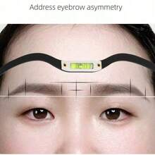1pc Eyebrow Shaping Ruler, Eyebrow Design Tool, Symmetrical Eyebrow Positioning Ruler [Suitable For Personal Use, Beauty Salon, Gifts] - Multicolor - View 11