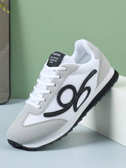 1 Pair Teenage Sports Shoes, Lightweight Breathable Durable Soft Cushioned Non-Slip Suitable For Sports, Outdoor, Casual Wear, Street Style