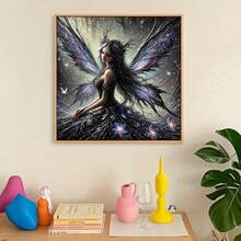 5D Diamond Painting Kit - Starry Forest Fairy. Suitable For Beginners, Can Be Used For Home Or Office Wall Decor. - round diamond - View 6