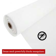 1pc White DIY Trimable High Density Invisible Mosquito Net, Home Use Anti-Insect & Anti-Bird Mesh Screen, Multi-Scene Applicable - Mosquito Screen - View 1