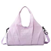 女士健身包，带鞋仓的旅行手提包 - 彩色 - 查看 15