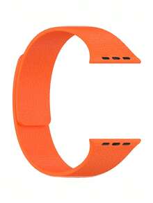 1条时尚休闲硅胶表带，男女通用，适用于38mm、40mm、41mm、42mm、44mm、45mm、46mm、49mm的Series 11、SE3、10、9、8、7、6、5、4、3、2、1、Ultra 3/2/1等型号。 - 橘色 - 查看 6