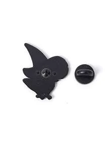 2pcs Rainbow Crow Enamel Pin Set, Including A Black Crow Wrapped In Rainbow Gradient Glitter Scarf And A Black Crow Wearing A Purple Wizard Hat Spitting Rainbow, Suitable For LGBTQ+ Community Members, Dark Aesthetics Enthusiasts, Rainbow Culture Fans, And Self-Expression Advocates - Multicolor - View 8