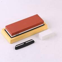 Double-Sided Whetstone Knife Sharpener, Kitchen Tool - Multicolor - View 6