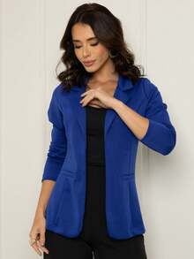 Women Blazers - 藍色 - 查看 6