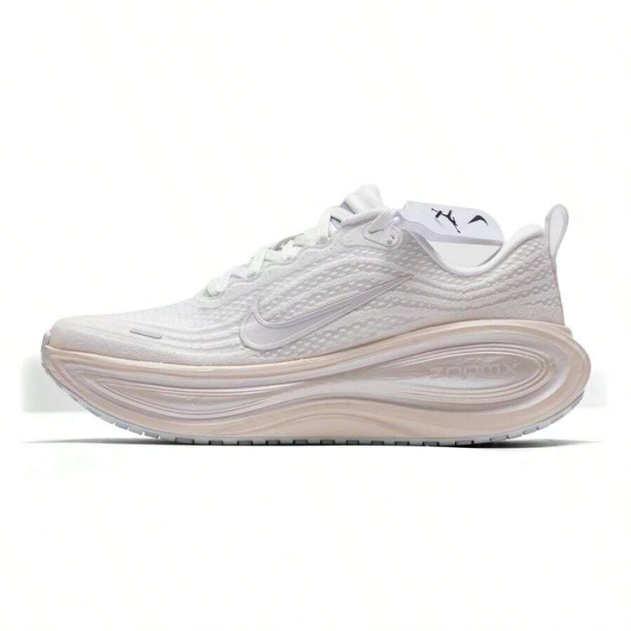 Women's Nike Vomero Plus ESS Lightweight Cushioned Casual Running Shoes, IO9916-100 - Mountain White/Pink White/Phantom Gray/White Gold - View 1