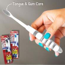 Comfort Hold Travel Toothbrush On The Go Folding Medium Bristle Brushes Compact Size Ergonomic Foldable Tooth Brush Camping Gym School Locker Backpack TSA Approved 4pc Soft - như hình - Xem 4
