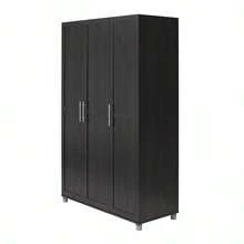 Camberly Framed 3 Door Wardrobe - Black1 - View 7