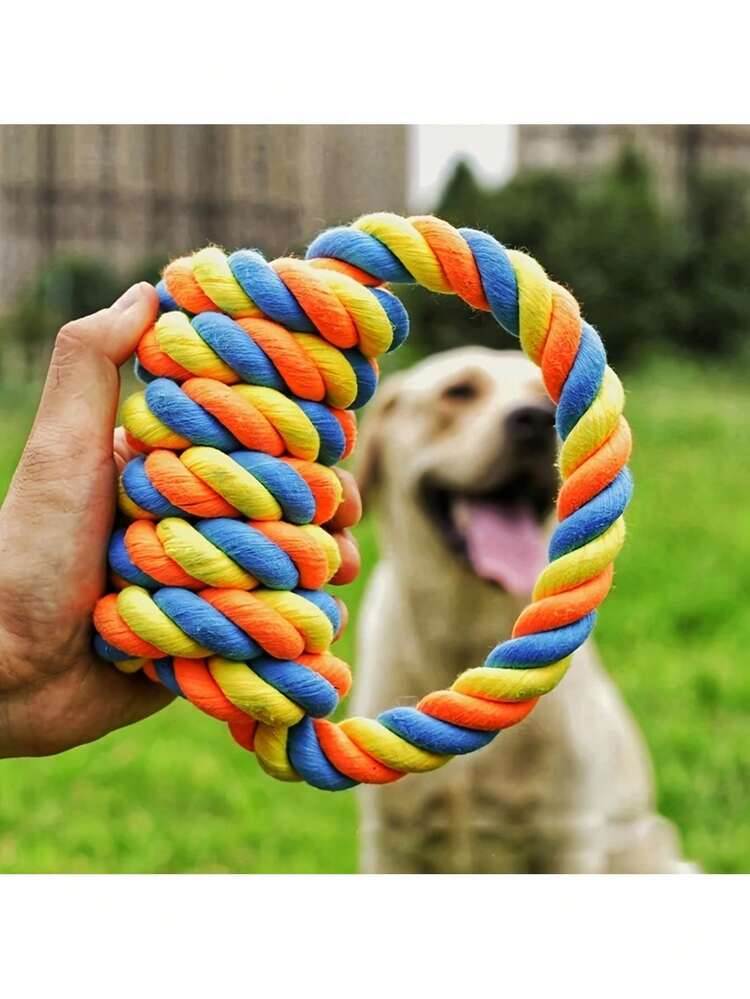 Large Breed Dog Chew Toys - Multi-Color, Durable Chew Toys For Aggressive Chewers, Heavy Duty Dental Chew Toy Kit For Medium And Large Dogs, Indestructible Puppy Teething Tug Of War Toys, Teeth Cleaning And Anti-Bite Design For Medium And Large Dogs, Indestructible Puppy Teething Chew Rope Toys, Dental Cleaning And Anti-Bite Design - Multicolor - View 5