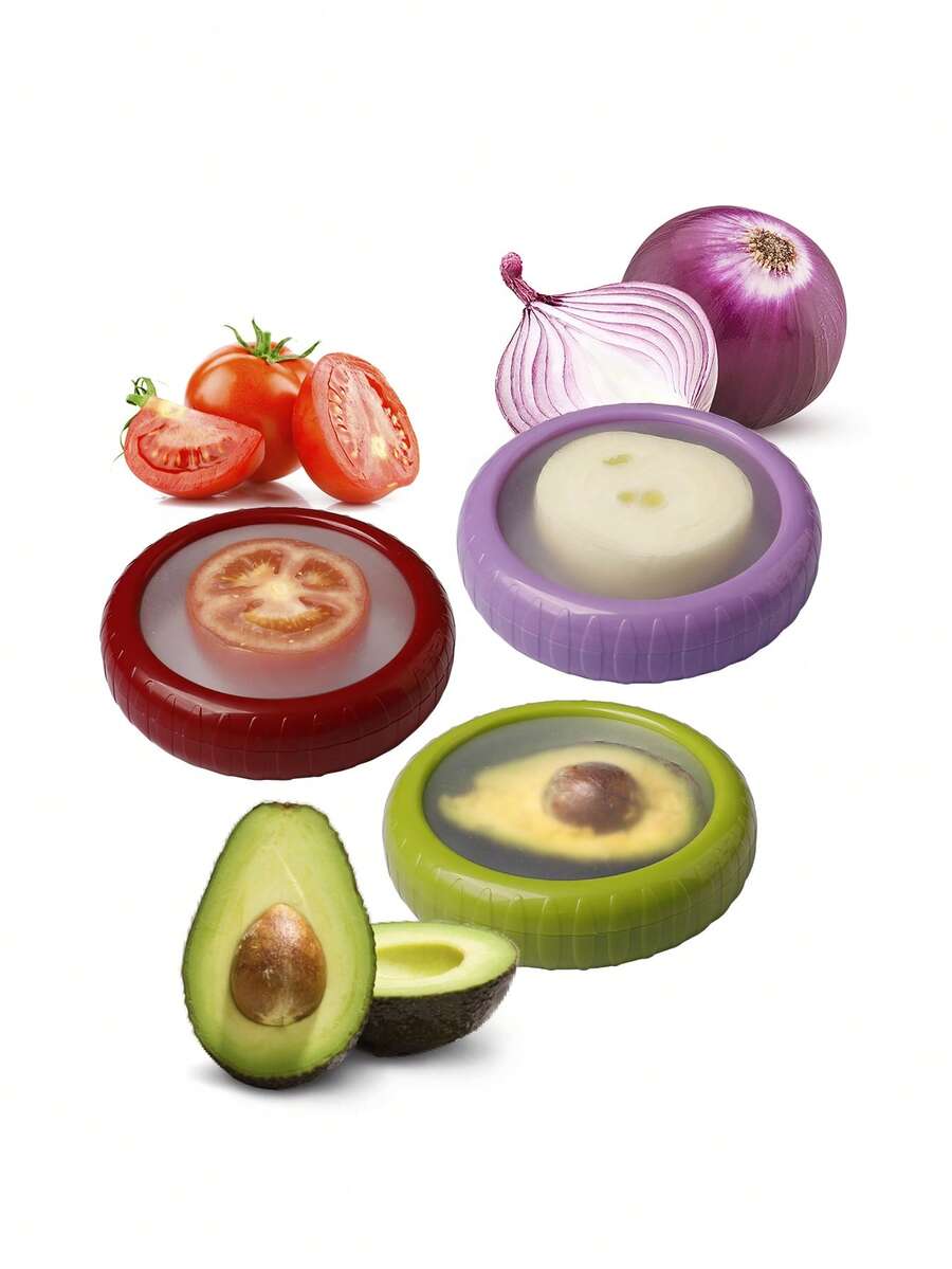 1 hộp đựng rau củ quả hai mặt bằng silicon, thiết kế màng mỏng kín khí, hộp đựng mini dùng trong tủ lạnh, bát tròn kín khí có thể tái sử dụng, xếp chồng được, tiện dụng cho ký túc xá và nhà bếp, bát đựng mini, vật dụng không thể thiếu trong nhà bếp. - Xem 1