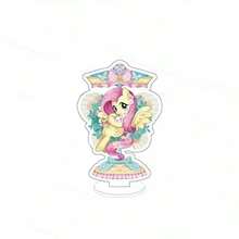 MY LITTLE PONY 1个小马宝莉粉红小马、柔柔、苹果嘉儿动漫卡通亚克力可爱桌面摆件，可爱人物造型桌饰，适合女孩卧室、办公桌，完美的房间装饰和粉丝礼物 - 彩色 - 查看 11